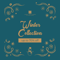 Winter Frame Offer Instagram Post Design