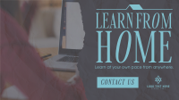 Minimalist Remote Learning Animation