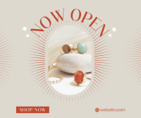 Open Jewelry Store Facebook Post