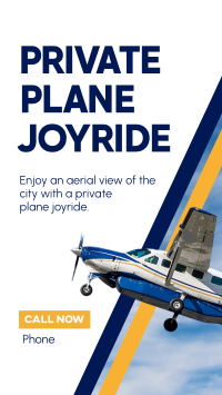 Private Plane Joyride Facebook Story