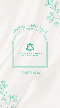 Spring Fling Sale Instagram Story