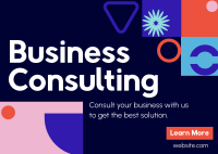 Business Consult for You Postcard