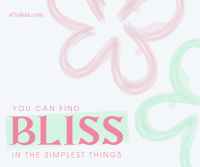 Floral Bliss Facebook Post