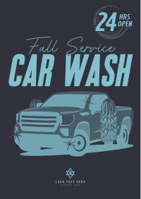 Car Wash Cleaning Service  Flyer