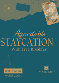  Affordable Staycation  Flyer