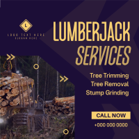 Lumberjack Services Instagram Post example 2