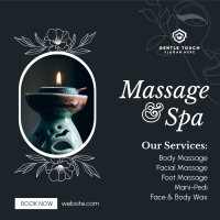 Spa Available Services Instagram Post Image Preview