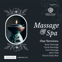 Spa Available Services Instagram Post Image Preview