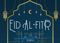 Eid Al Fitr Prayer Postcard