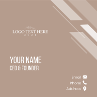 Aesthetic Boutique Wordmark  Business Card Image Preview