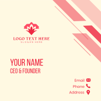Red Flower Garden Business Card Image Preview