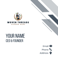 Cute Panda Branch Business Card Image Preview