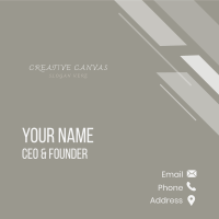 Elegant Classy Wordmark Business Card Image Preview