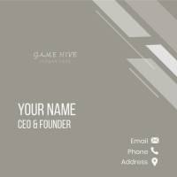 Elegant Classy Wordmark Business Card Image Preview
