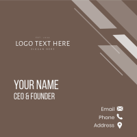 Formal Minimalist Wordmark Business Card Image Preview