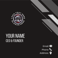 Truck Freight Delivery Business Card Image Preview