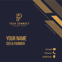 Classy Educational P & F Business Card Image Preview