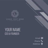 Classy Mandala Letter Business Card Image Preview