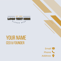 Fancy Brand Business Business Card Image Preview