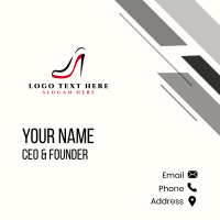 High Heel Shoe Boutique Business Card Image Preview