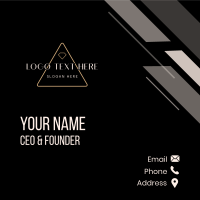 Triangle Diamond Fashion Wordmark Business Card Image Preview