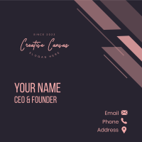 Classy Wordmark Perfume Business Card Image Preview