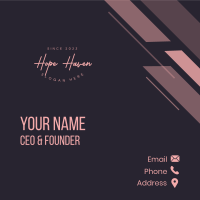 Classy Wordmark Perfume Business Card Image Preview