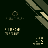 Premium Wreath Boutique Business Card Image Preview