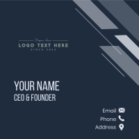 Simple Classy Wordmark Business Card Image Preview