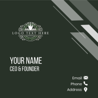 Landscaping Shovel Field Business Card Image Preview