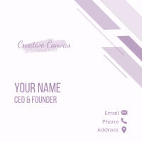 Classy Script Wordmark Business Card Image Preview