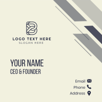 Modern Generic Letter B Business Card Image Preview