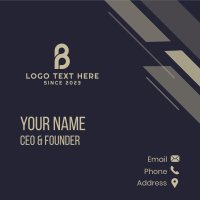 Premium Boutique Letter B Business Card Image Preview