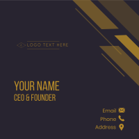 Classy Elegant Letter Business Card Image Preview