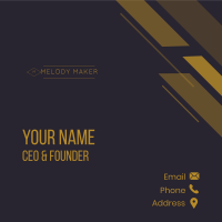 Classy Elegant Letter Business Card Image Preview