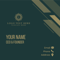 Classy Mandala Lettermark Business Card Image Preview