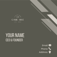 Classy Minimalist Letter Business Card Image Preview