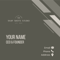 Classy Minimalist Letter Business Card Image Preview