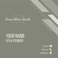 Classy Wedding Wordmark Business Card Image Preview