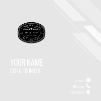 Professional Classic Boutique Business Card Image Preview