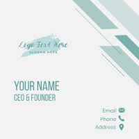 Stylish Beauty Business Wordmark Business Card Image Preview