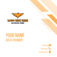 Falcon Bird Emblem Business Card Image Preview