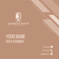 Classy Mirror Woman Business Card Image Preview