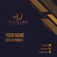 Generic Classy Lettermark Business Card Image Preview