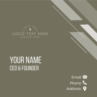 Classy Elegant Wordmark  Business Card Image Preview