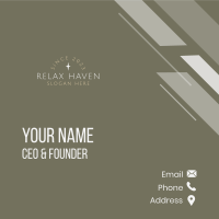 Classy Elegant Wordmark  Business Card Image Preview