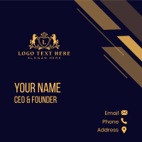 Horse Crown Crest Business Card Image Preview