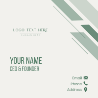 Modern Elegant Wordmark Business Card Image Preview