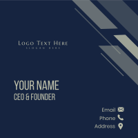 Premium Minimalist Wordmark Business Card Image Preview