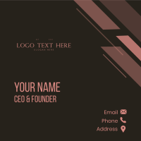 Professional Luxury Wordmark Business Card Image Preview